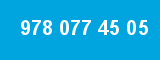 978 077 45 05